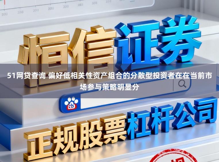 51网贷查询 偏好低相关性资产组合的分散型投资者在在当前市场参与策略明显分