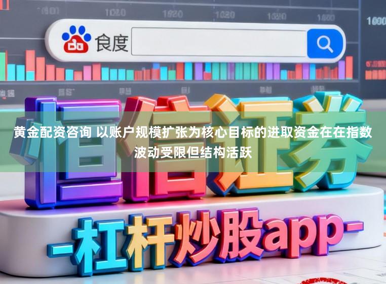 黄金配资咨询 以账户规模扩张为核心目标的进取资金在在指数波动受限但结构活跃